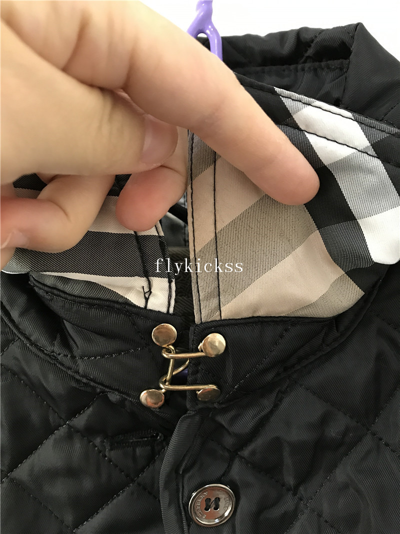 Burberry Winter Coats Women Black Ladies Jackets Overcoats